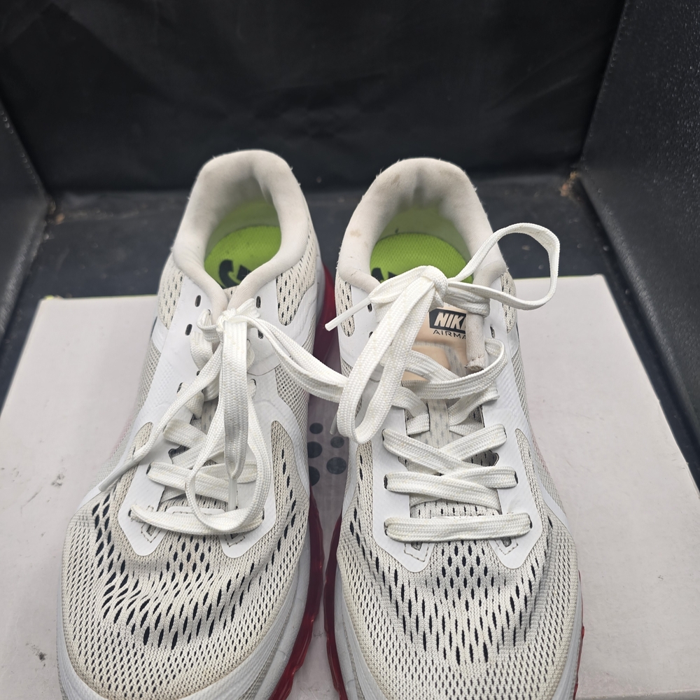 Nike White and Red Running‎ Shoes